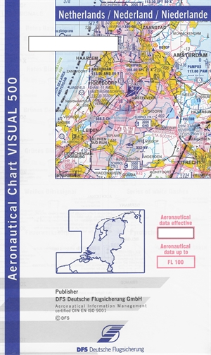 Nederländerna - VFR chart