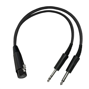 5 Pin XLR / GA Dual Plugs Adapter