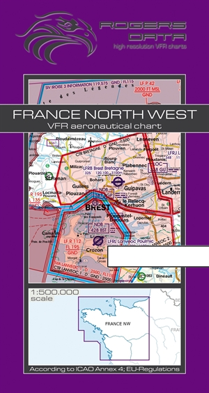 Rogers Data - France NW VFR Chart