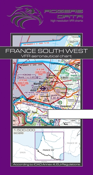 Rogers Data - France SW VFR Chart