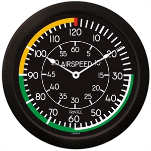 Air Speed Indicator väggur 14"